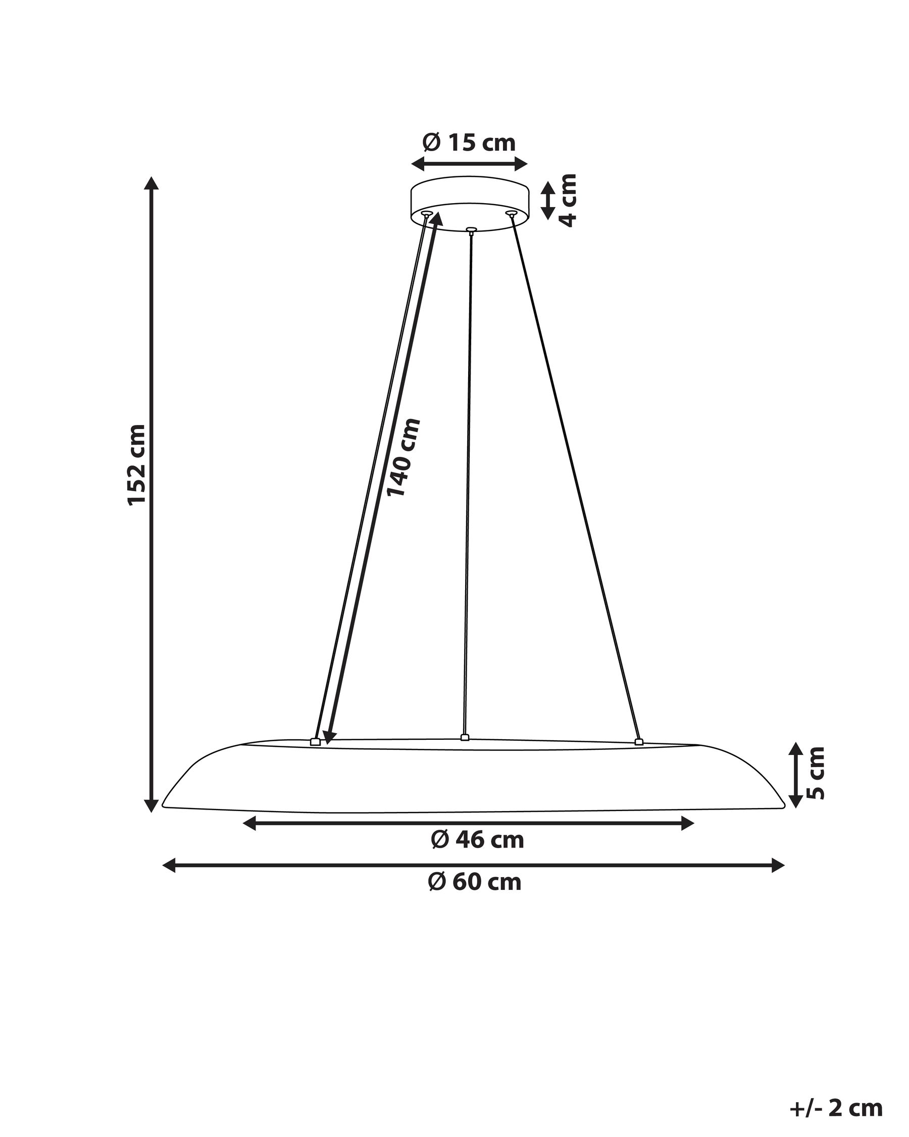 LED-pendellampa SURKO Metall Svart_919193