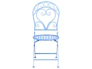 Bistro Set ALBINIA Metal Blue_1016128