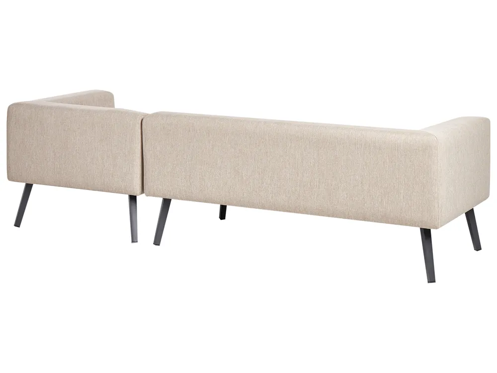 Ulkokulmasohva ja pöytä 4-istuttava SORRIVOLI Beige Vasen_948022