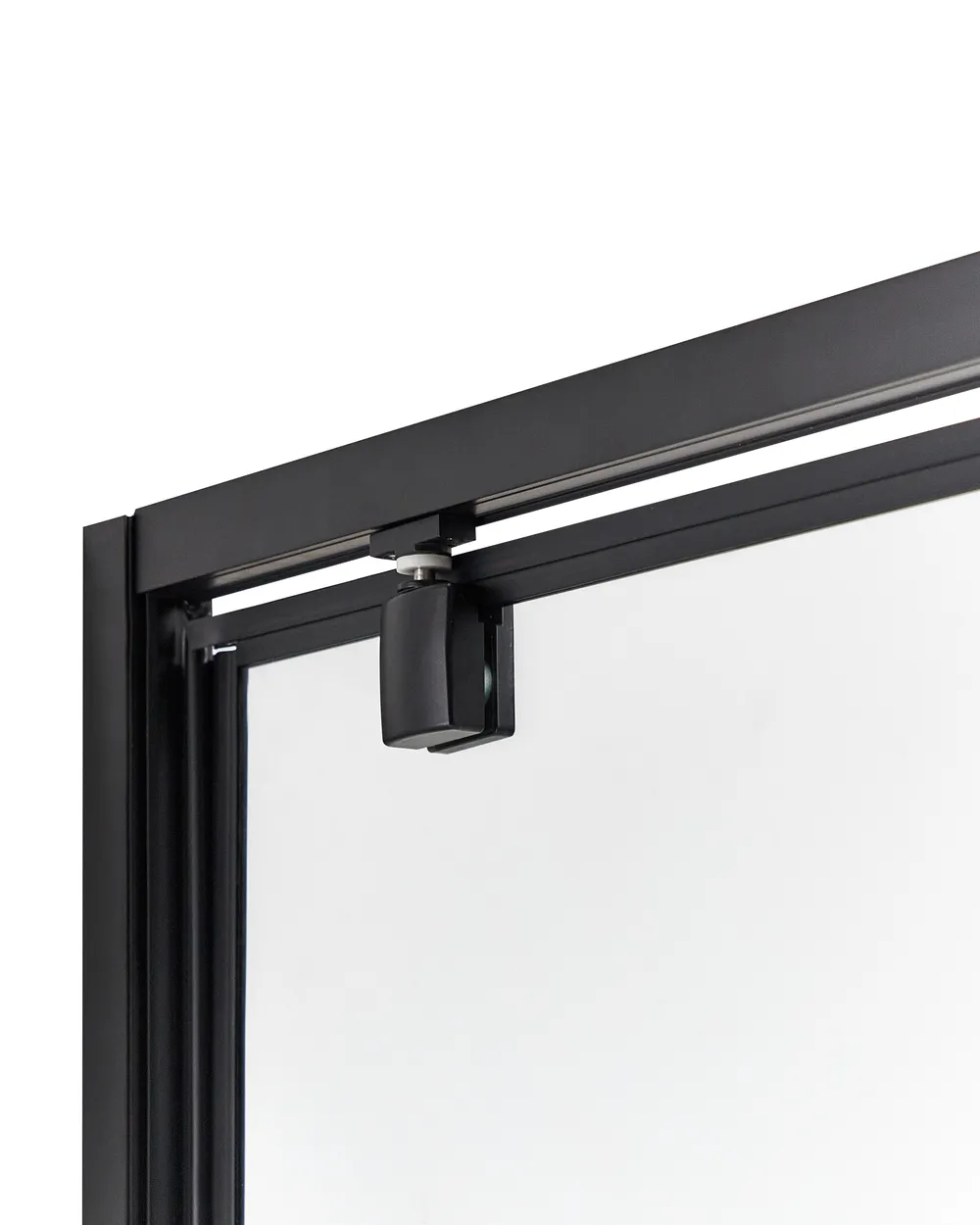 Duschväggar DARLI 700 x 700 x 1850 mm Svart_944126
