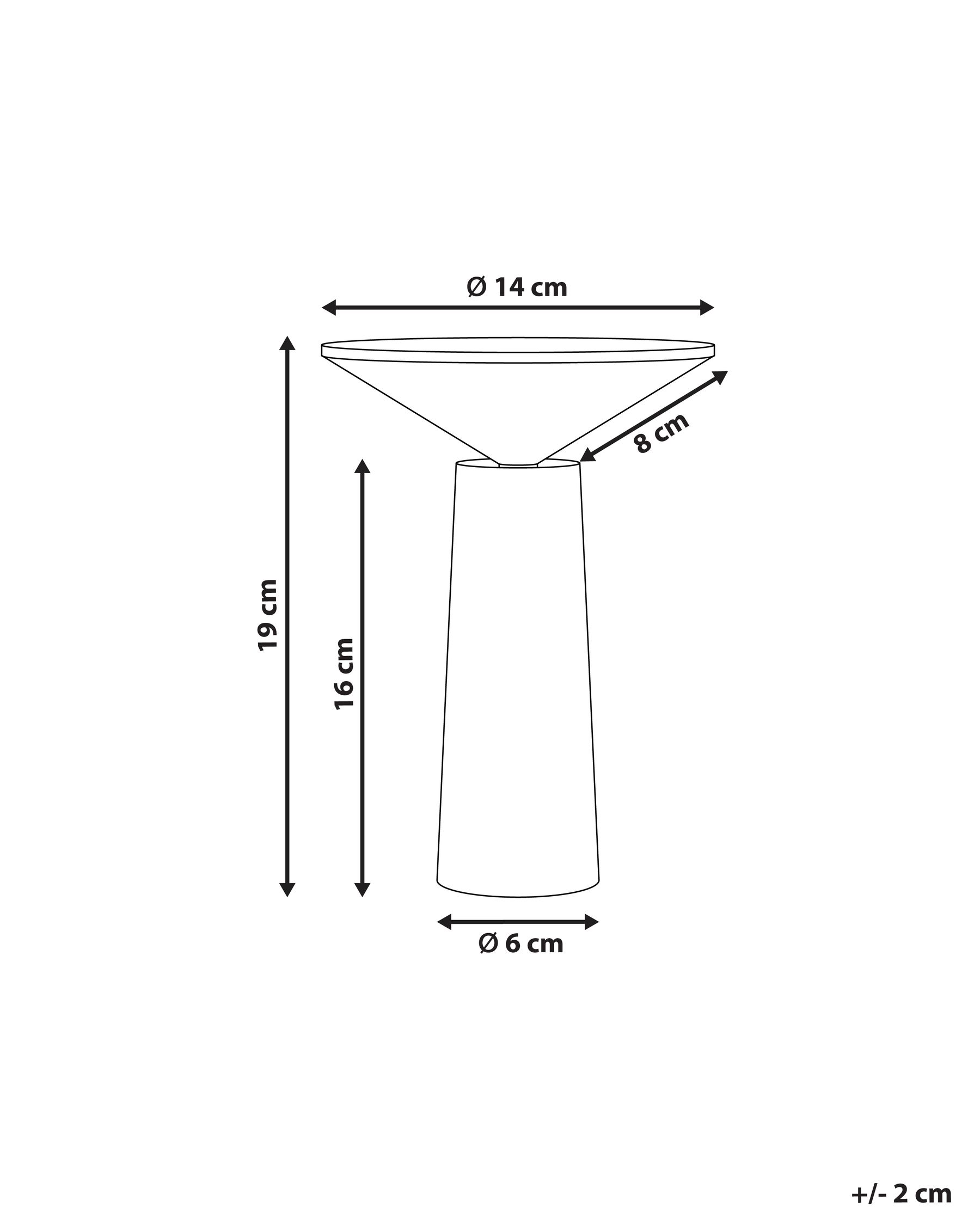 Wireless LED Table Lamp LEVIRA with Dimmer Metal Black_940540