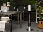 Freestanding Infrared Patio Heater VEZUVIO 1500 W Black_762160