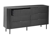 6 Drawer Chest BRADLEY Black_1002333