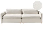 Sofa 3 Seater VINSTRA Boucle Off-White_928392