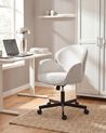 Desk Chair BELMAR Fabric Off-White