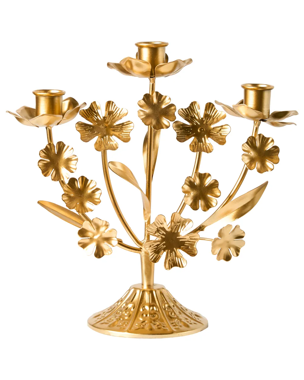 Candle Holder RAMADA 25 cm Metal Gold