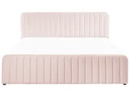 Ottoman Bed LUNAN Pastel Pink 180 x 200 cm (EU Super King)_1051482