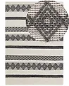 Matta DAVUTLAR Ljusbeige 160 x 230 cm Ull