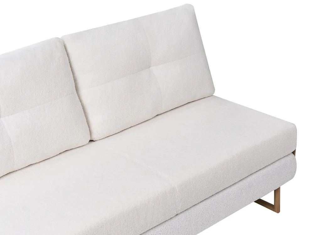 Living Room Set 6 Seater JERSLEV Boucle Off-White_1013880