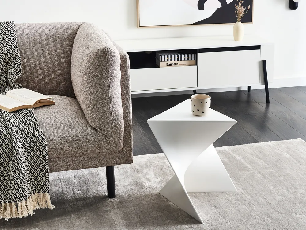 Side Table PECOS White