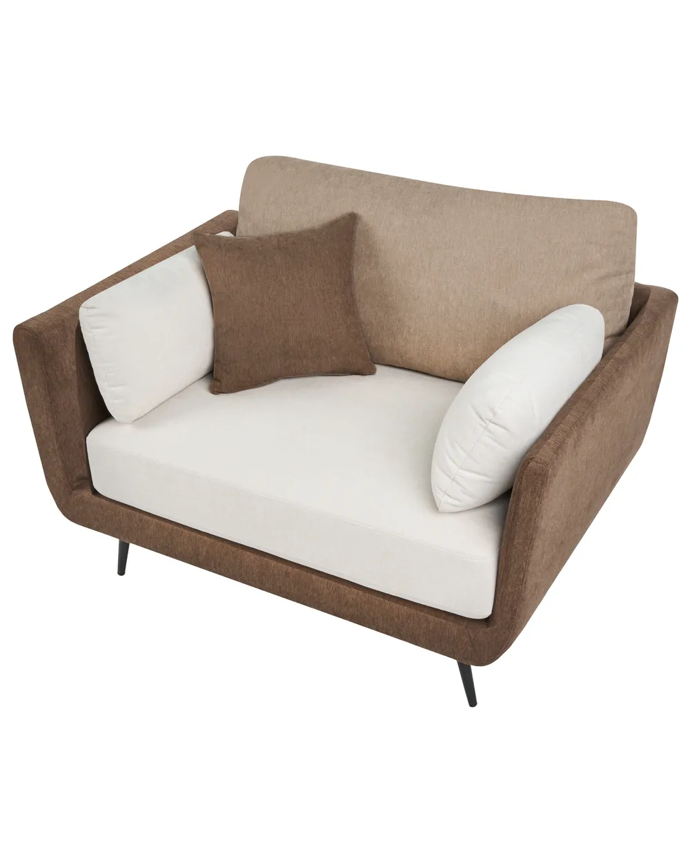 Armchair BOLGA Fabric Brown_1075473