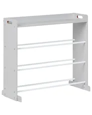 Shelf with 9 Storage Boxes COLLIE 78 cm Grey_963111