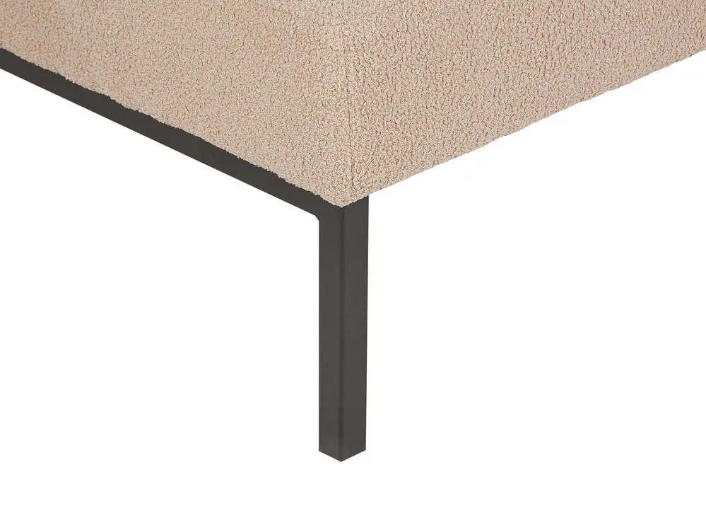 Chaise Longue CHINON Boucle Beige_925620
