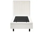 Justerbar säng Bouclé DUKE II 90 x 200 cm Off-White_1026135
