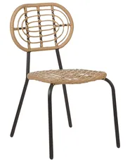 Set med 8 stolar PRATELLO Konstrotting Naturlig_867999