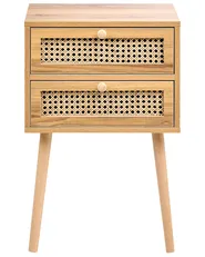 Bedside Table BUTTE Light Brown_975695