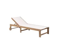 Aurinkotuoli PEDESINA kallistettava Akaasia Beige_1034513