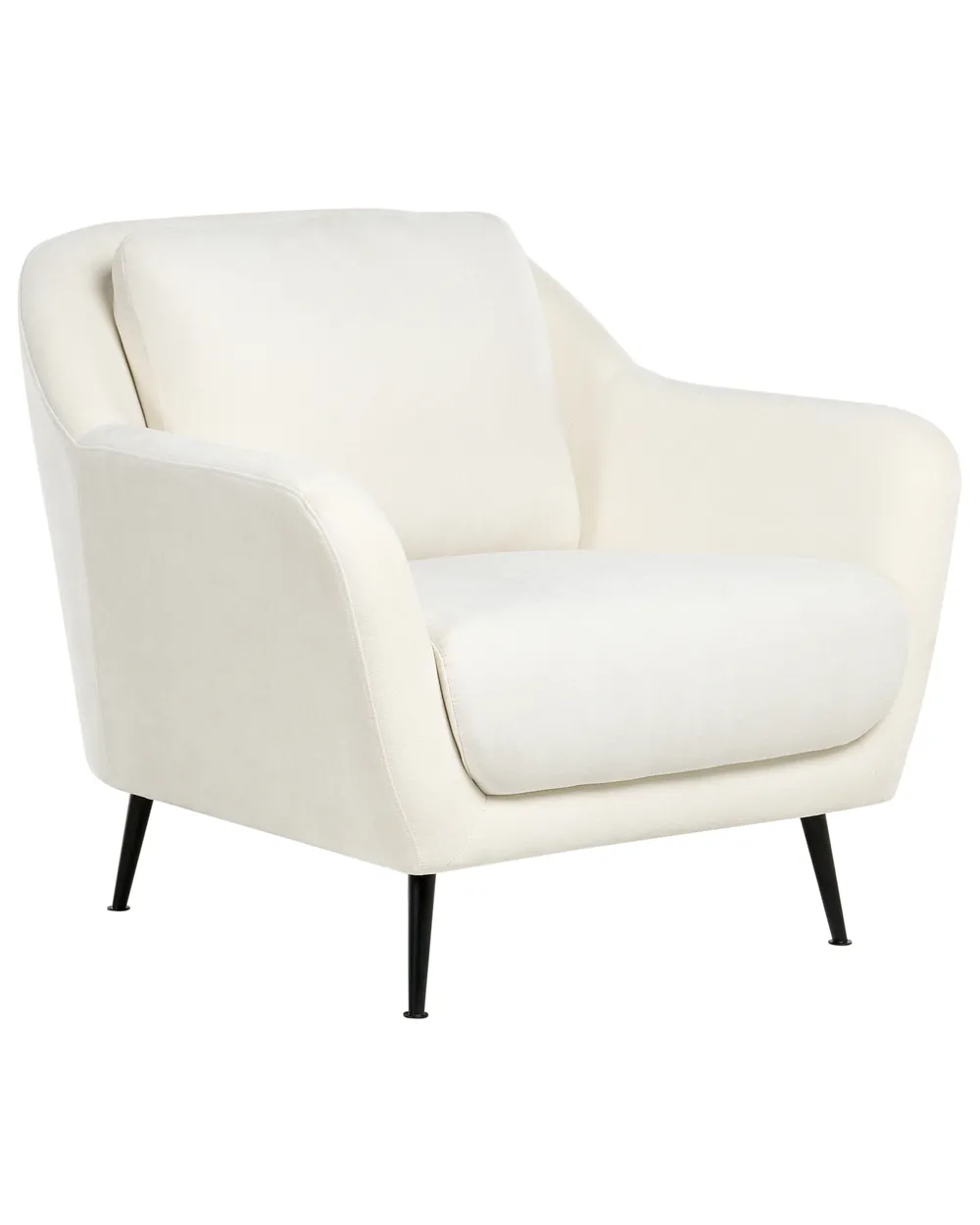 Armchair EIBY Chenille White