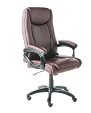 Executive Chair GRACEFUL Faux Leather Dark Brown_990057