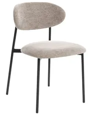Ruokatuolisetti 2 kpl COWLEY Chenille Ruskeanharmaa_1040061