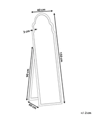 Standing Mirror CHATILLON 150 cm Silver_830438
