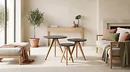 Set of 3 Coffee Tables VEGAS Grey_1179933