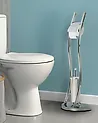 WC-paperi- ja harjateline SOACHA Metalli Hopea