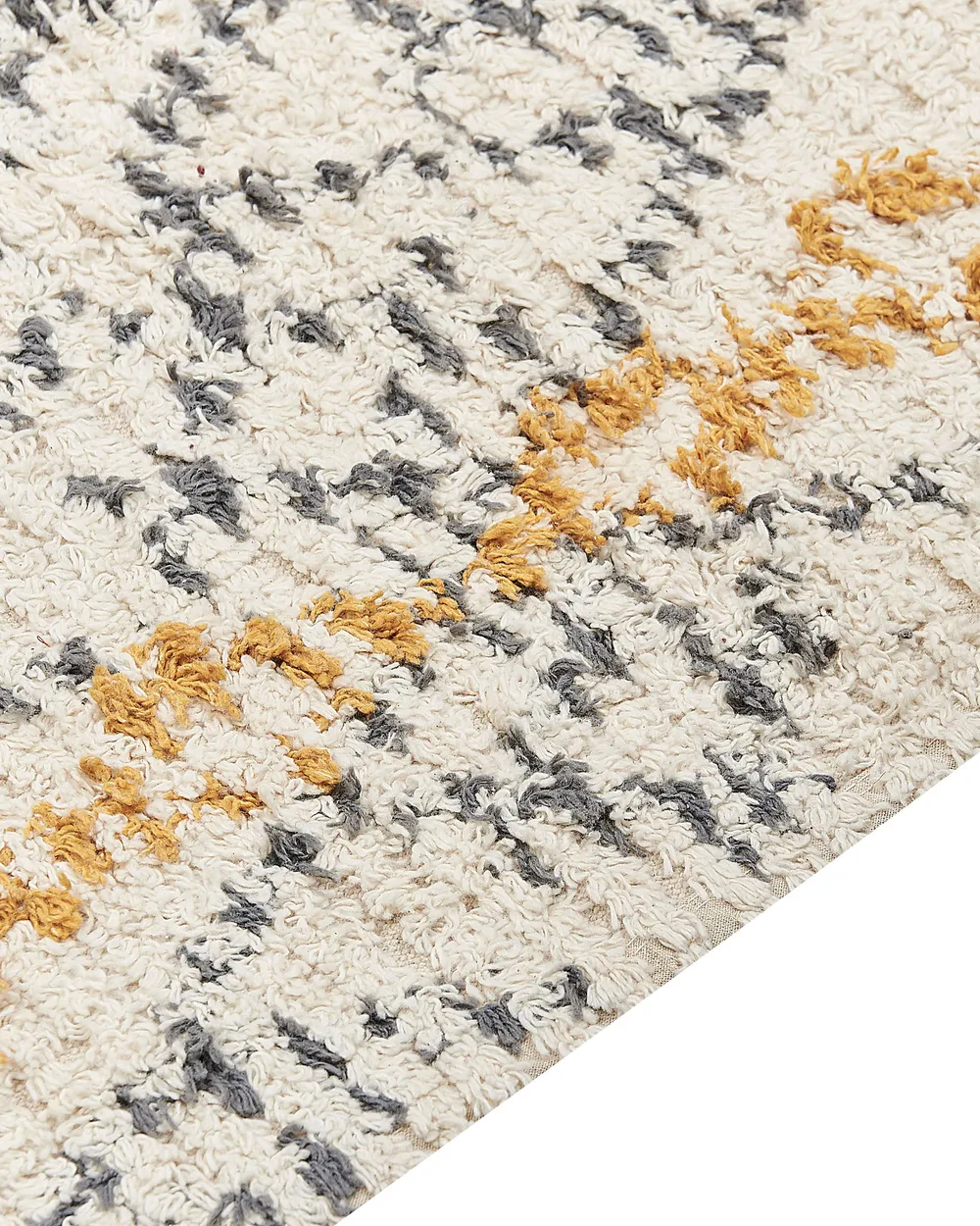 Teppe KADAPA Beige 140 x 200 cm Bomull_839187