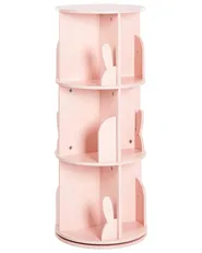 Kirjahylly pyörivä CANEY 94 cm Pastellipinkki_949177