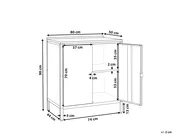 Köksskåp för utomhusbruk VILAMA Vit_974038