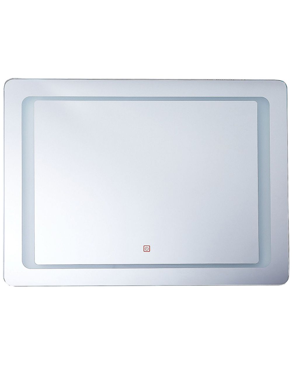 Badrumsspegel med LED WASSY 80 cm 60 cm Silver