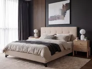 Bed Fabric AMBASSADOR 160 x 200 cm (EU King Size) Beige_1144926