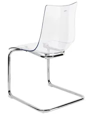 Set of 2 Dining Chairs MARSHALL Transparent_984866