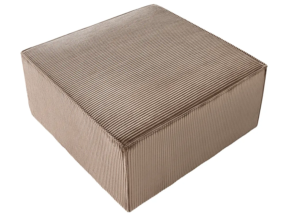 Moduulikulmasohva 4-istuttava LEMVIG rahilla Vakosametti Tumma beige Vasen_1053368