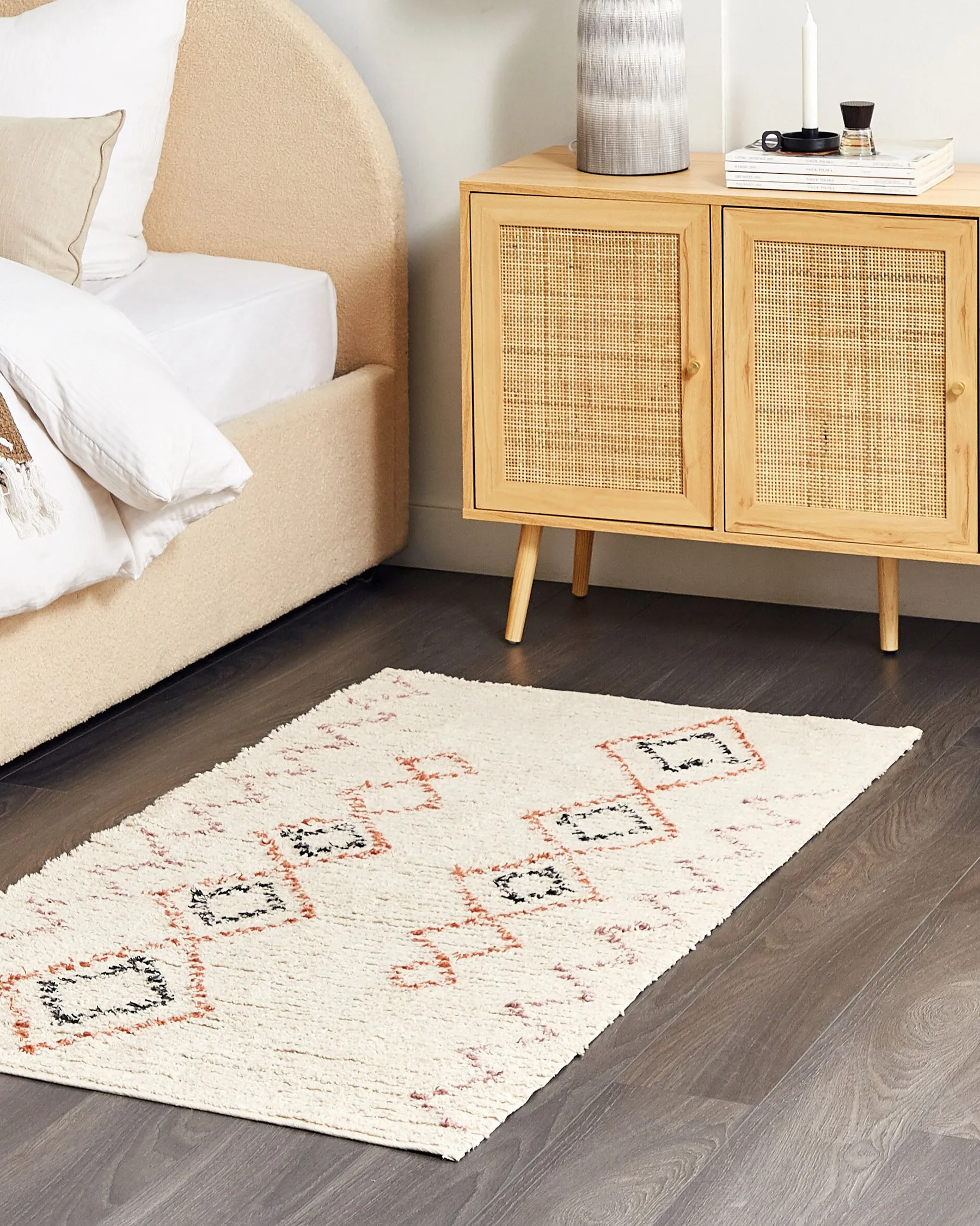 Matto GUWAHATI Beige 80 x 150 cm Puuvilla_839165