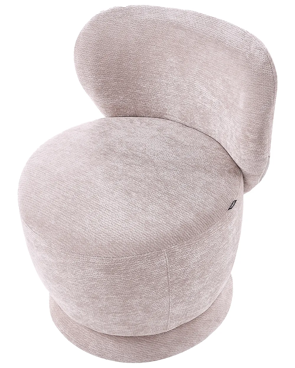 Nojatuoli pyörivä BLOMMA Chenille Beige_1163671