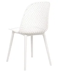Set med 4 matstolar EMORY Vit_876547
