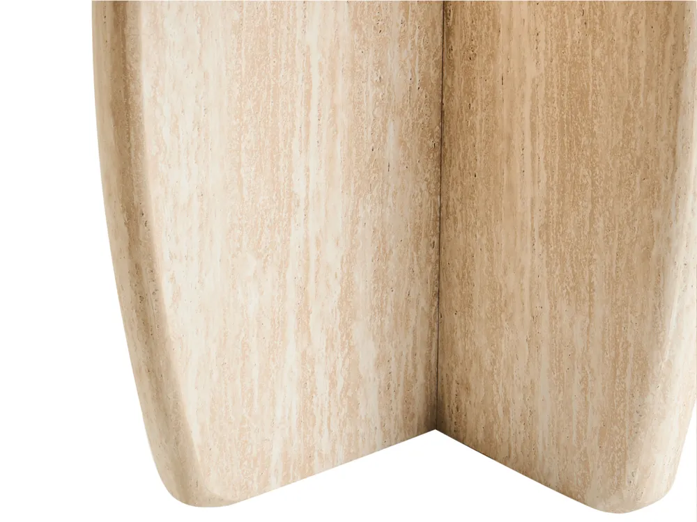 Dining Table TRAVERS Travertine Effect 180 cm 90 cm_1002782