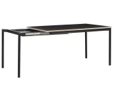 Förlängningsbart matbord AVIS Svart 140/190 cm 90 cm_792989