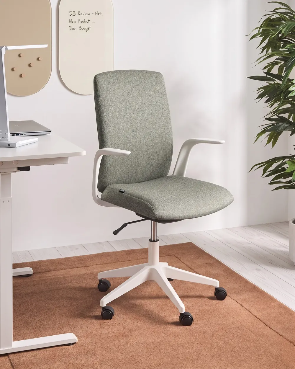 Office Chair CAPTAIN Fabric Green