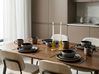 Sett med 16 serviser NUTMEG Steintøy Beige/blå