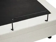 Justerbar säng Bouclé DUKE II 160 x 200 cm Off-White_1026096