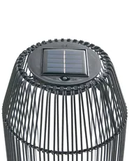 Solar Powered Lantern DONGWE 70 cm Black_1042976
