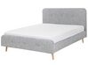 Bed Fabric RENNES 180 x 200 cm (EU Super King) Light Grey