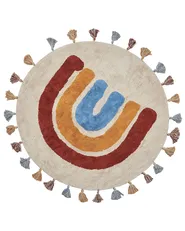 Kids Rug YAGCI Multicolour ø 120 cm Cotton_840060