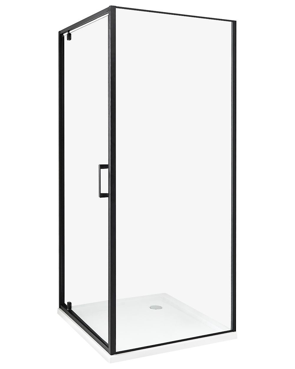 Dusjkabinett DARLI 80 x 80 x 185 cm Svart