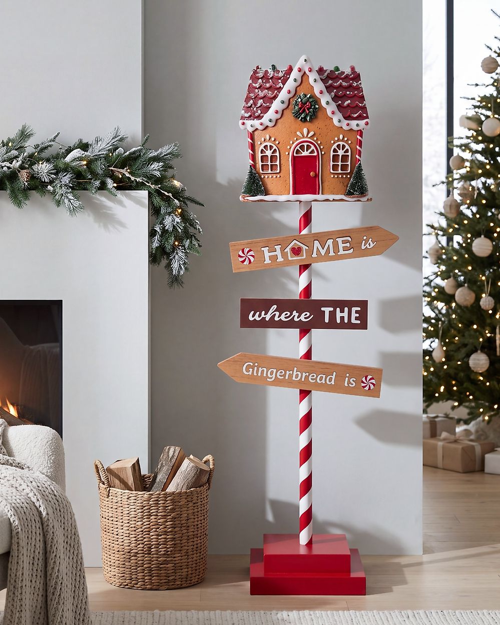 Christmas Decoration ISOJOKI 107 cm Signpost Multicolour