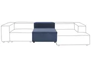 1-Seat Section ARDAL Corduroy Dark Blue_1008627