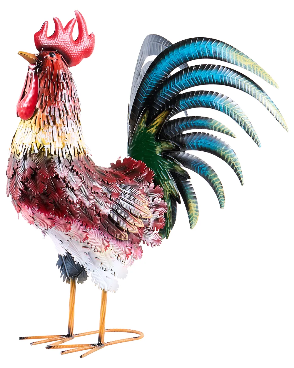 Garden Statue BANCALAAN Rooster Multicolour