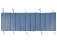 Sun Lounger Pad Cushion BRESCIA PREMIUM 180 x 60 cm Blue_1070573